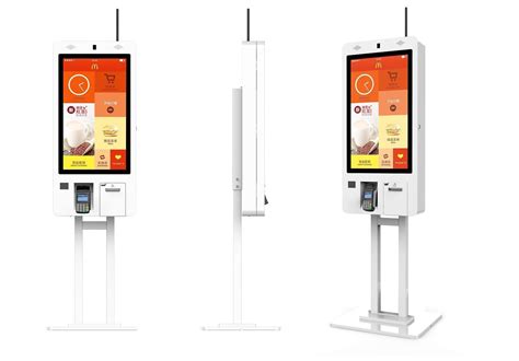 Mcdonald Self Ordering Kiosk with QR Scanner