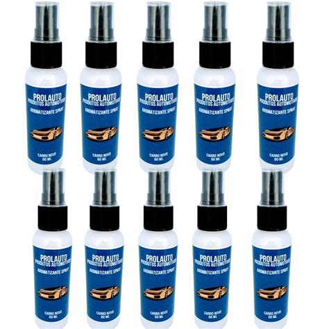 Kit Aromatizantes Spray Ml Carro Novo Produtos Automotivos