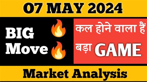 Tuesday 7th May 2024 Big Gap Sideways Nifty Bank Nifty Prediction