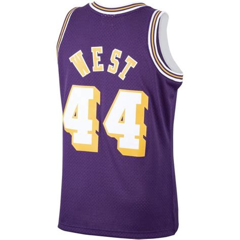 Jerry West Los Angeles Lakers Mitchell Ness Hardwood Classics