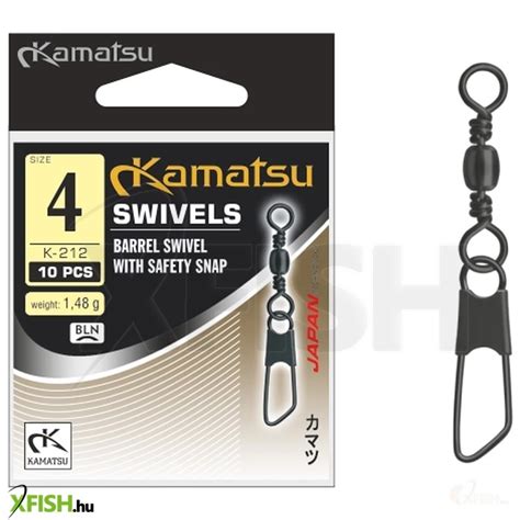 Kamatsu Barrel Swivel With Safety Snap K Biztons Gi