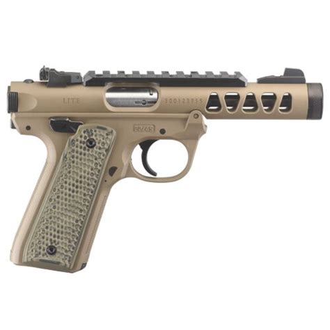 Ruger Mark Iv Lite Fde Threaded Barrel Lr Dk Firearms