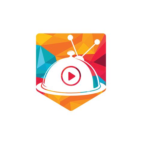 Bistro Food Tv Vector Logo Design Template Food Channel Logo Concept