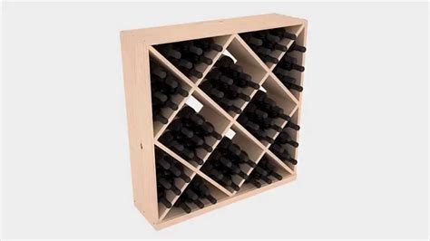 Diy Diamond Wine Rack Plans Individual Diamond Bin Wine Rack