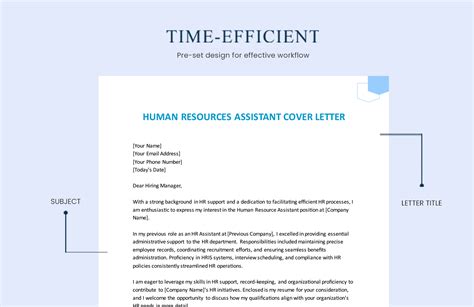 Human Resource Assistant Cover Letter In Word PDF Google Docs