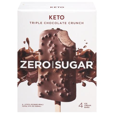 Keto Pint Triple Chocolate Crunch Ice Cream Bars Ct Shipt