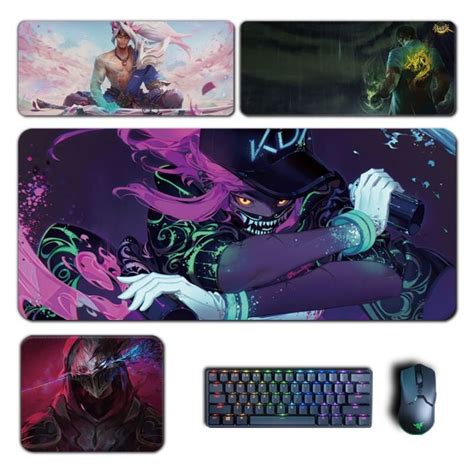 2023 Game Kda Lol Large Mouse Pads Akali Lee Sin Arthorn Ahri Mousepad