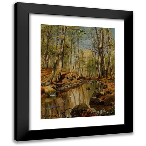 Peder Mørk Mønsted 12x14 Black Modern Framed Museum Art Print Titled