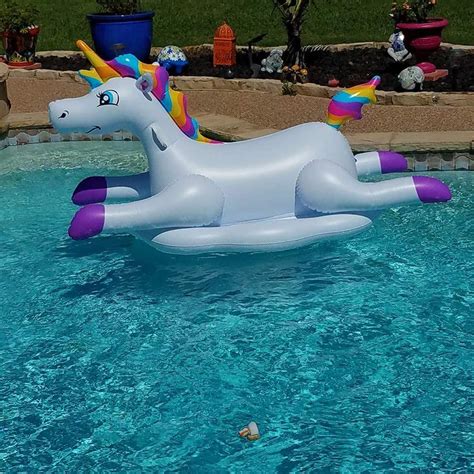 Unicorn Themed Pool Party Birthday Party Ideas Photo 1 Of 15 Catch My Party