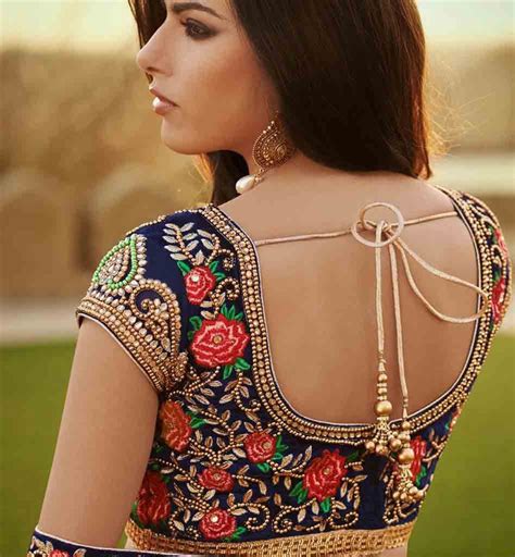 Designer Blouse Back Neck Patterns That You Need In Your Bridal Look