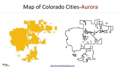 Top Largest Cities In Colorado State Free Powerpoint Template