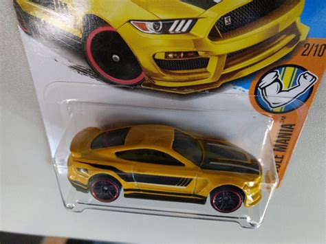 Hot Wheels Ford Shelby Gt R Mustang Amarillo Mu En Mercado