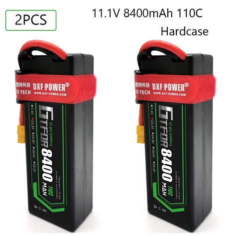 GTFDR 2PCS Lipo Battery 2S 3S 4S 7 4V 11 1V 14 8V 8400mah 7300mah 130C