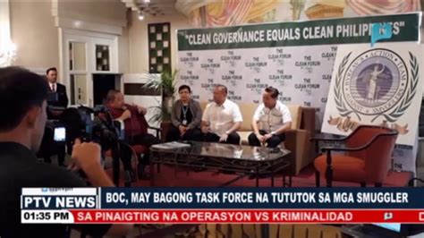 BOC May Bagong Task Force Na Tututok Sa Mga Smuggler YouTube