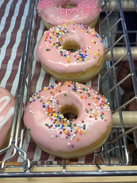 Tim Horton Strawberry Dipped Donut