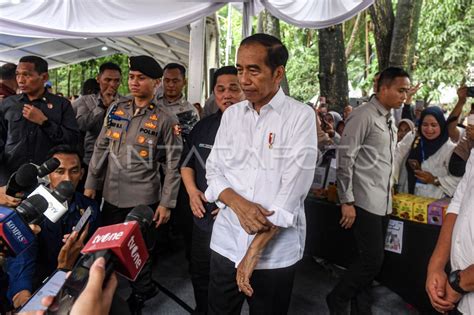 Presiden Jokowi Silaturahim Dengan Nasabah Mekaar Pnm Antara Foto