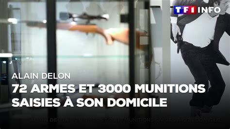 72 Armes Et 3000 Munitions Saisies Au Domicile D Alain Delon La