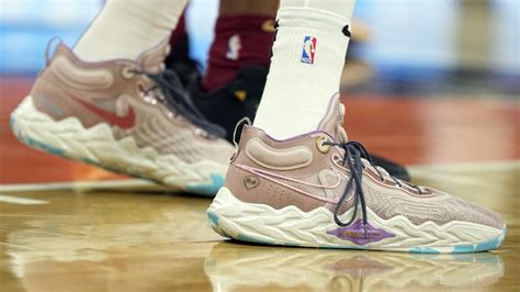 Detailed View Of The Shoes Worn By San Antonio Spurs Forward Victor