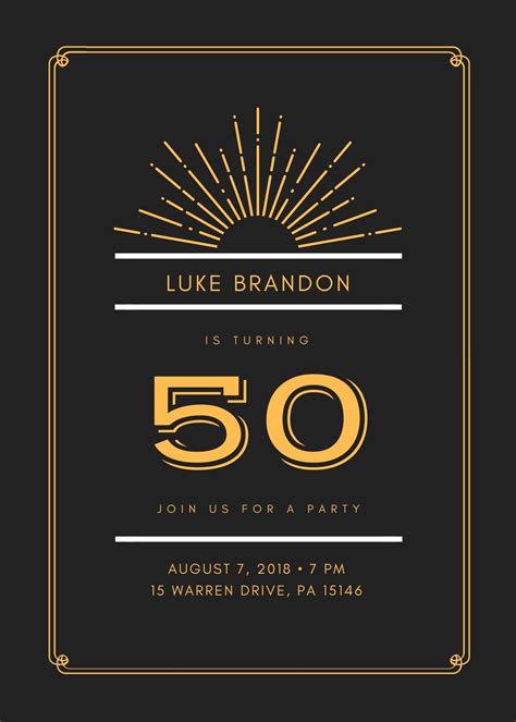 Free Printable Custom 60th Birthday Invitation Templates 48 Off