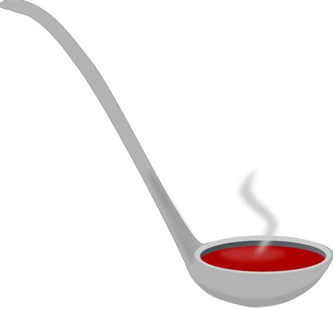 Ladle With Hot Soup Openclipart