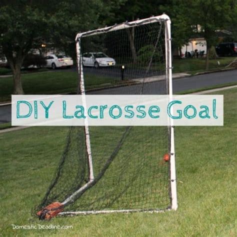 DIY Lacrosse Goal using PVC Pipes - Domestic Deadline