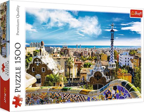 Park Güell Barcelona Spain 1500 Pieces Trefl Puzzle Warehouse