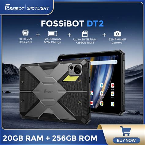 Fossibot Tableta Rugosa Dt Tablet Con Android Almohadilla Helio G