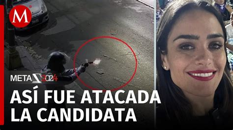 Difunden Video Del Ataque A La Candidata Alessandra Rojo De La Vega En