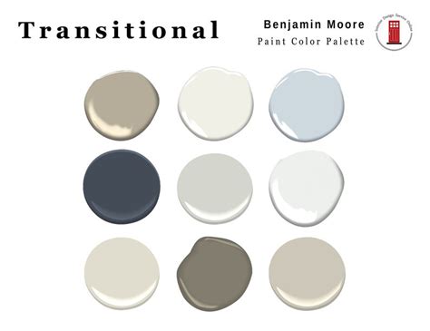 Transitional Paint Color Scheme Interior Paint Palette Etsy House