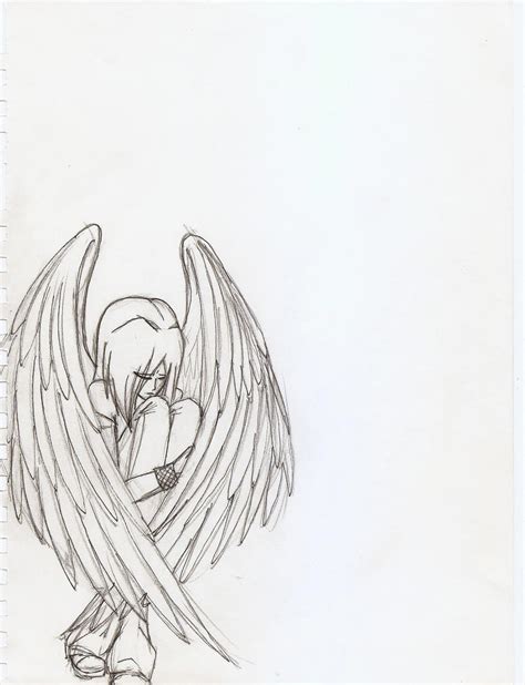 sad angel by MarlieNicole on DeviantArt