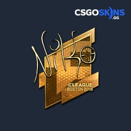 Sticker Niko Gold Boston Csgoskins Gg