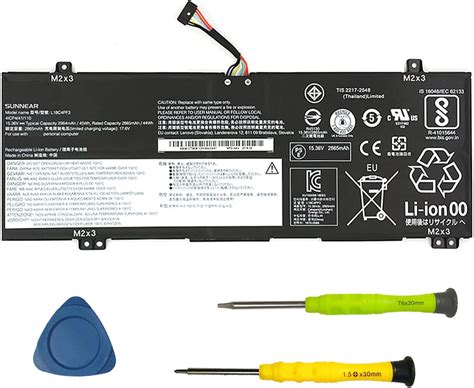 Amazon Sunnear L C Pf Laptop Battery Replacement For Lenovo