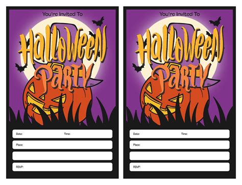 Halloween Potluck Invitation Templates Free Sample Example And Format Templates