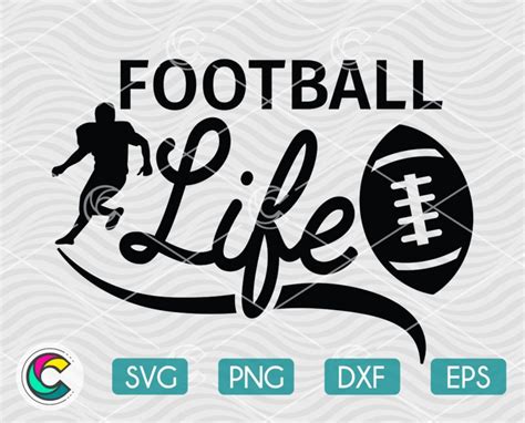 Football Life SVG, PNG, DXF, EPS | Creative Vector Studio