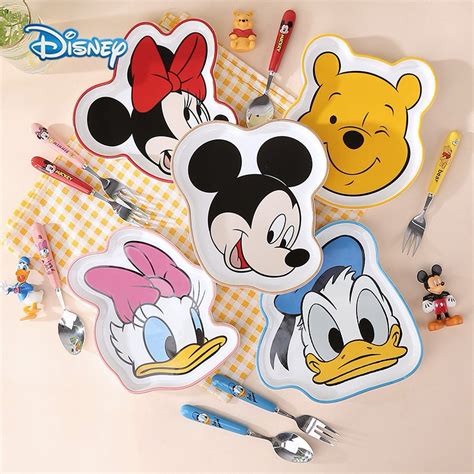 Jual Disney Ceramic Plate Mickey Minnie Shape Kitchenware Piring