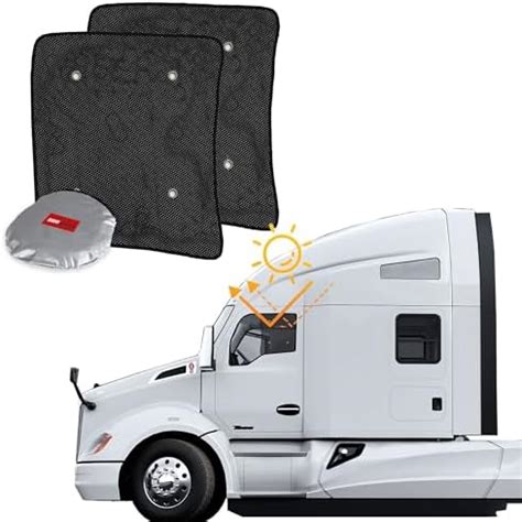 Amazon Side Window Sun Shade For Semi Truck Custom Fit For