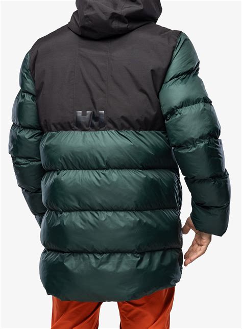 Geaca izolată Helly Hansen Active Puffy Long Jacket darkest spruce black