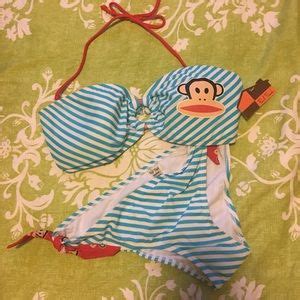 Paul Frank Swim Paul Frank Julius Bandeau Bikini Nwt Poshmark