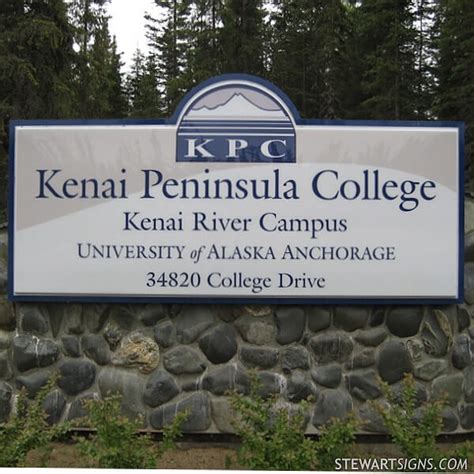 School Sign for Kenai Peninsula College - Soldotna, AK