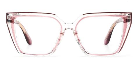 Verne Square Pink Glasses For Women Lensmart