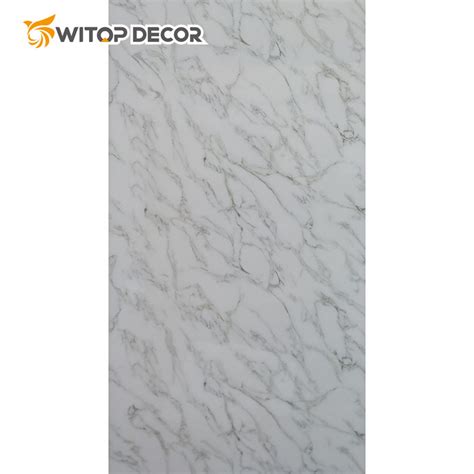 Mm Faux Marble Solid Pvc Plastic Uv Marble Sheet For Wall