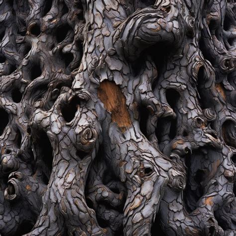 Premium Photo Tree Bark Texture Seamless Pattern