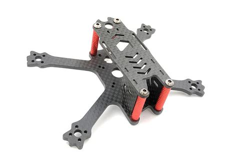 AlfaRC Fighter175 175mm Wheelbase 4mm Arm Carbon Fiber Frame Kit For RC