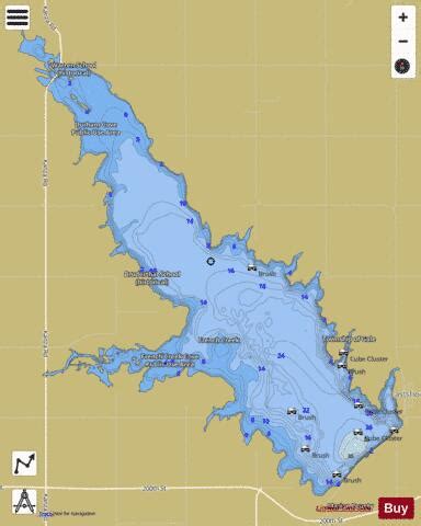 Marion Reservoir Fishing Map | Nautical Charts App