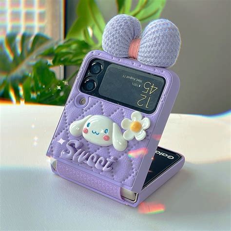 LUKEN Sanrio Cinnamoroll Phone Case For Samsung Galaxy Z Flip 3 4 5G