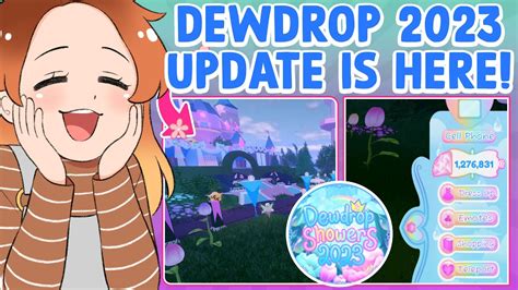 New Update Is Out Now Dewdrop Showers New Realm Update Items