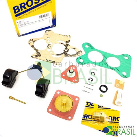 Kit Reparos Original Brosol Carburador Solex H Blfa Carburador