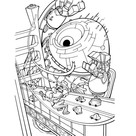 Monsters Vs Aliens Coloring Pages Coloring Pages