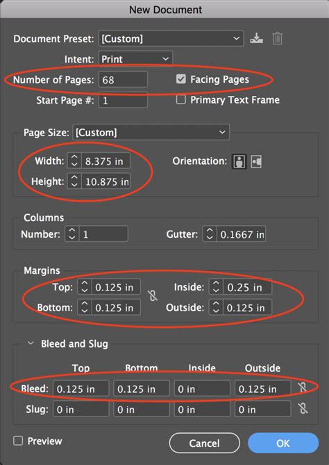 Document Setup Perfect Bound Cummings Printing