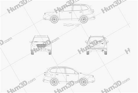 Subaru Forester Xc 2017 Blueprint